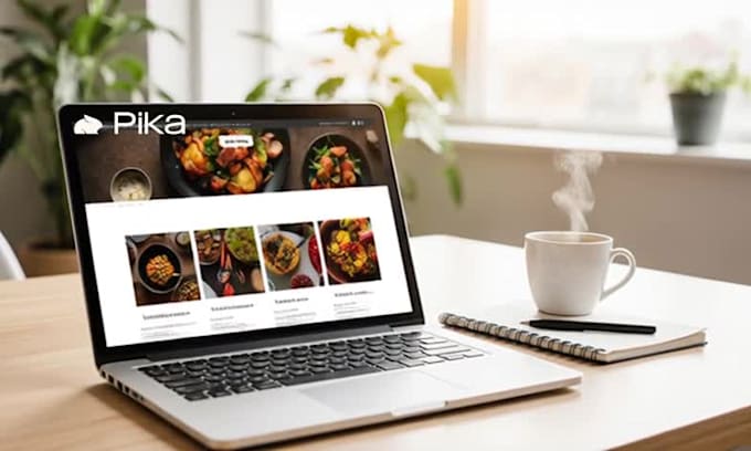 design a restaurant website with online food ordering