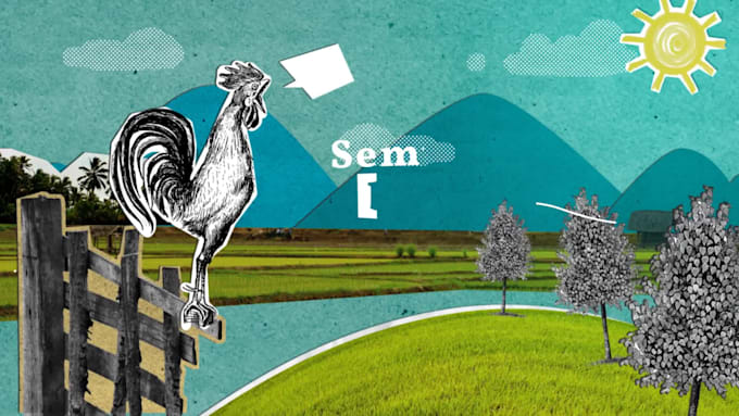 create a narrative writing for your design media