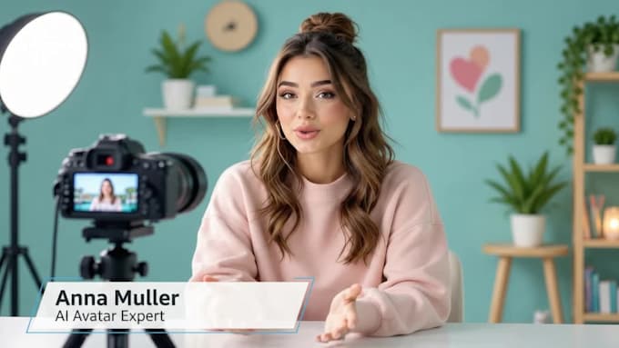 create a custom ai avatar design, ai spokeperson and talking avatar
