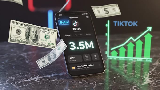 create a tiktok beta account to monetize it