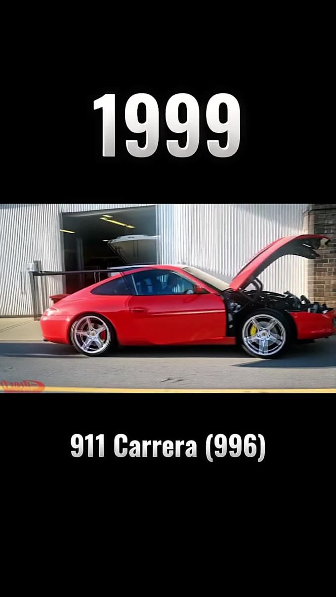 create car evolution videos from classic to modern