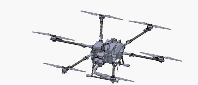 design custom drones, uavs, vtols, industrial parts and fpvs