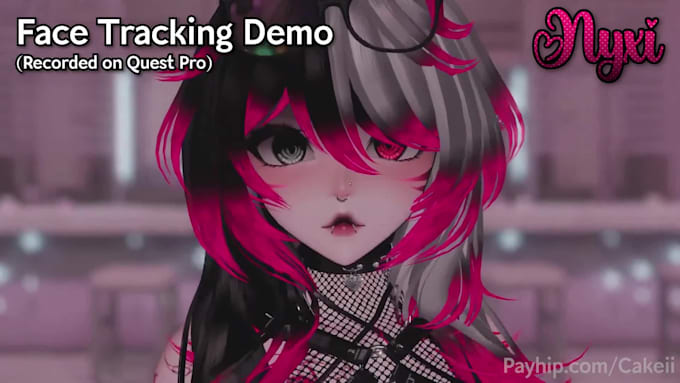 fix and create nsfw anime vrchat, 3d character rigging face tracking pc or quest