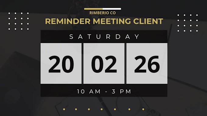 create animated countdown timer clock video for stream