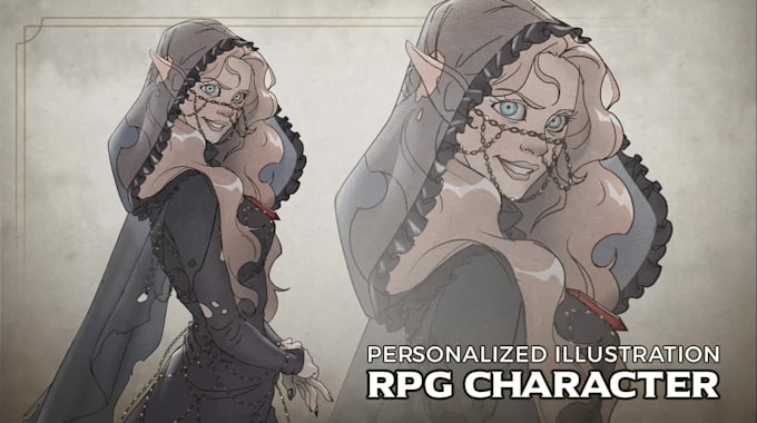 draw your fantasy rpg tabletop character