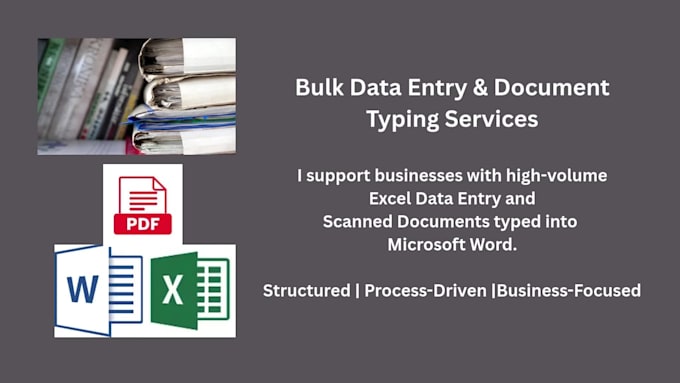 handle bulk excel data entry