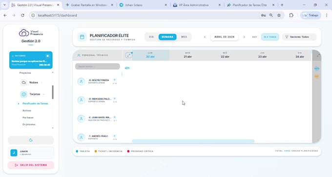 develop a professional and scalable full stack web