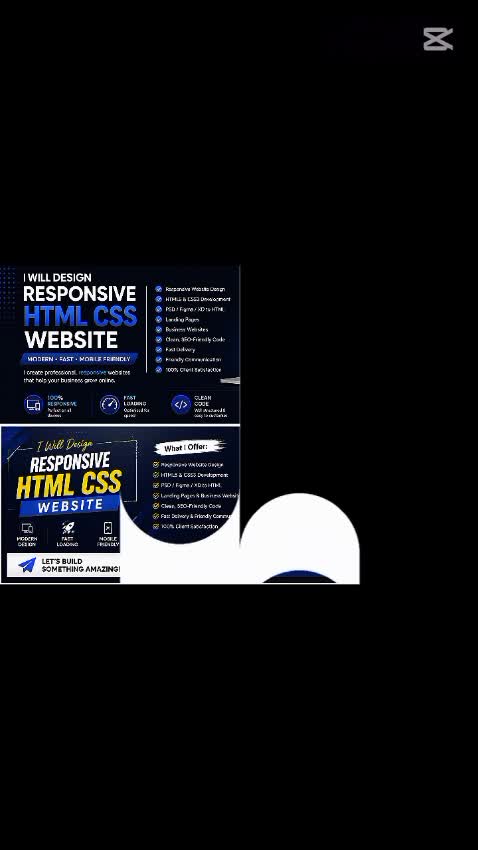design responsive HTML CSS website fast