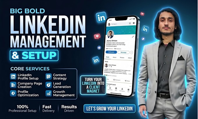 do linkedin management and organic growth for coaches and consultants