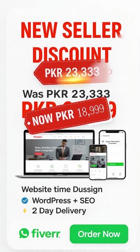design responsive wordpress website with and whatsapp button