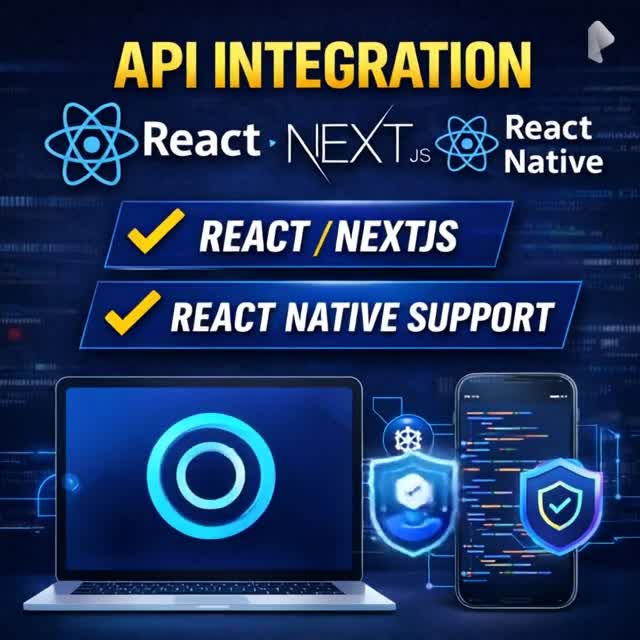 integrate api in react nextjs or react native app