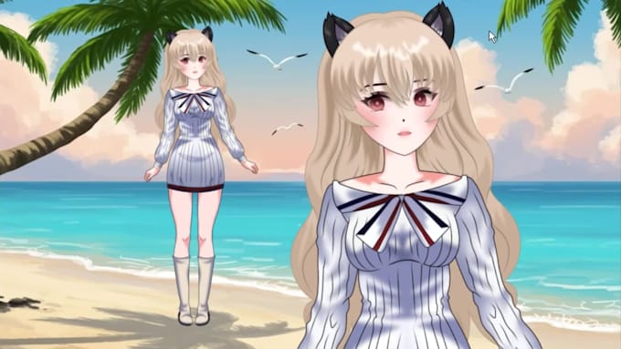 design and rig anime vtuber model, live2d rigging, vtuber commission