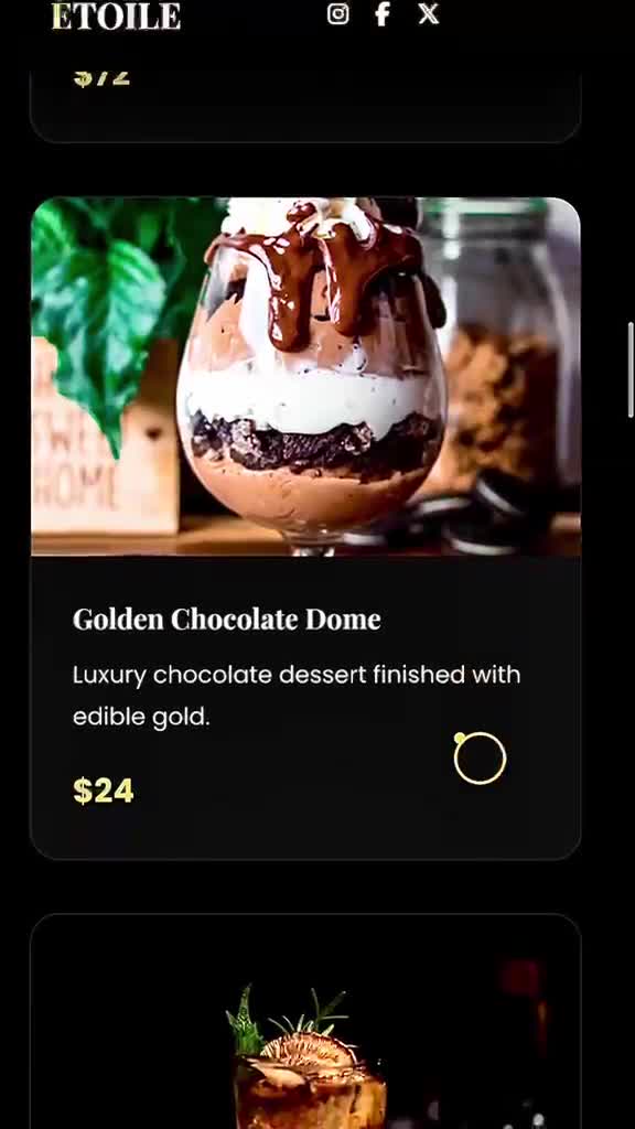 design a luxury restaurant website using HTML CSS and js