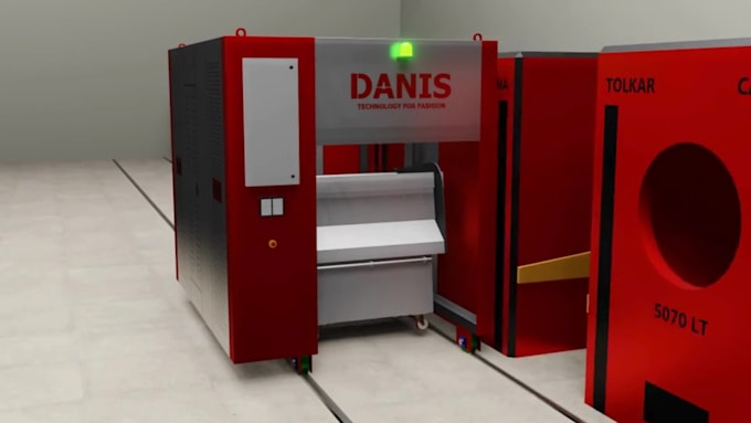 create 3d industrial animation machinery animation manufacturing visualization