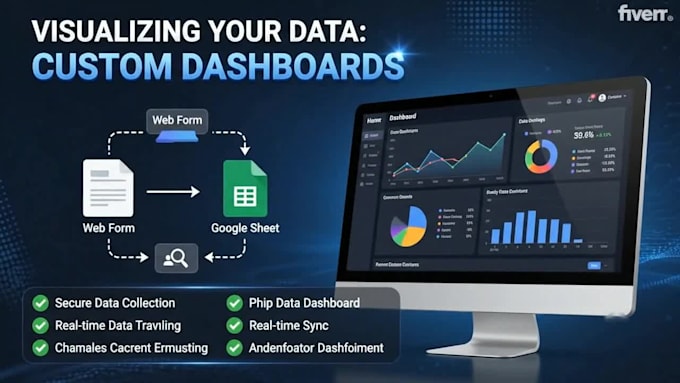 create custom web forms and dashboards connected to google sheets