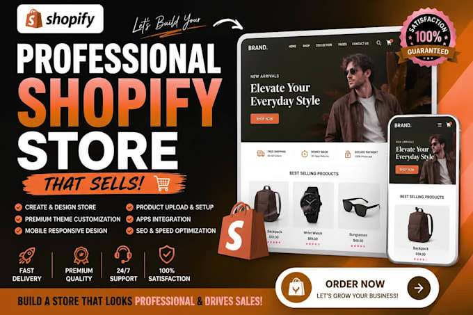 create a modern shopify website