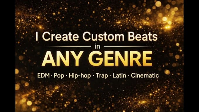 create professional custom instrumental beats in any music genre