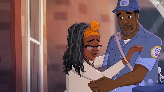 do 2d animated music video , 2d cartoon animation , character video , 2d trailer