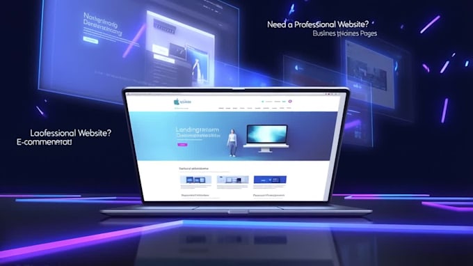 design and develop a modern business and startup website