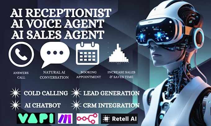 create ai receptionist ai sales assistant ai voice agent that books appointment