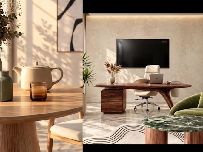 turn your interior moodboard into realistic 3d renderings