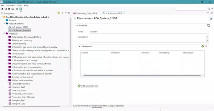 perform life cycle assessment using openlca