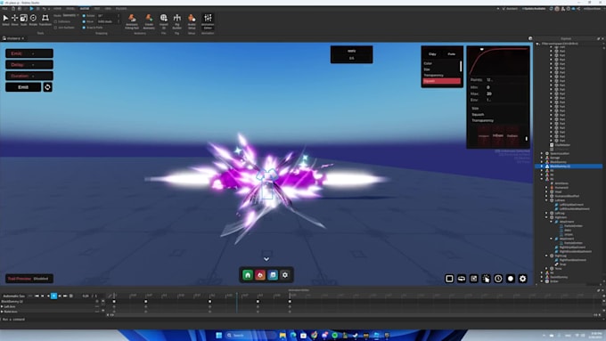 create roblox vfx, roblox combat abilities animation for you