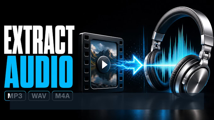 extract audio from video to mp3 wav or m4a