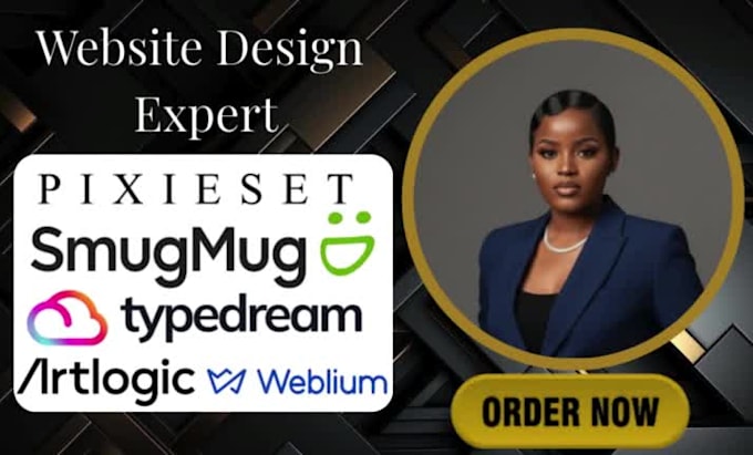 design website using artlogic pixieset smugmug typedream weblium