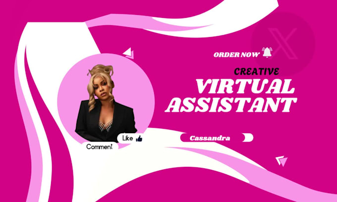 be your creative administrative virtual assistant and social media manager