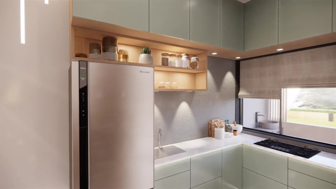 create realistic 3d interior design for residential spaces