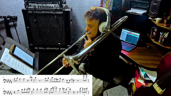 record professional live trombone for your project