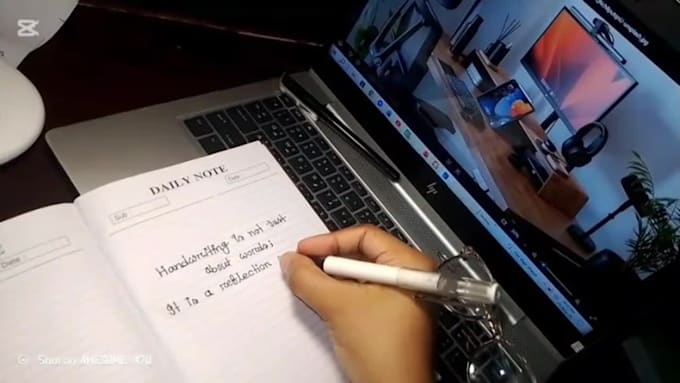 provide neat academic handwriting