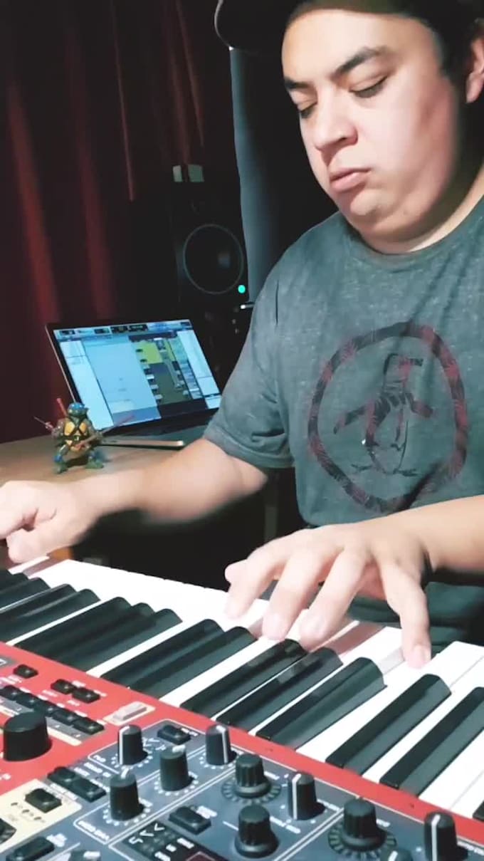 perform professional piano keyboards and synths for your song