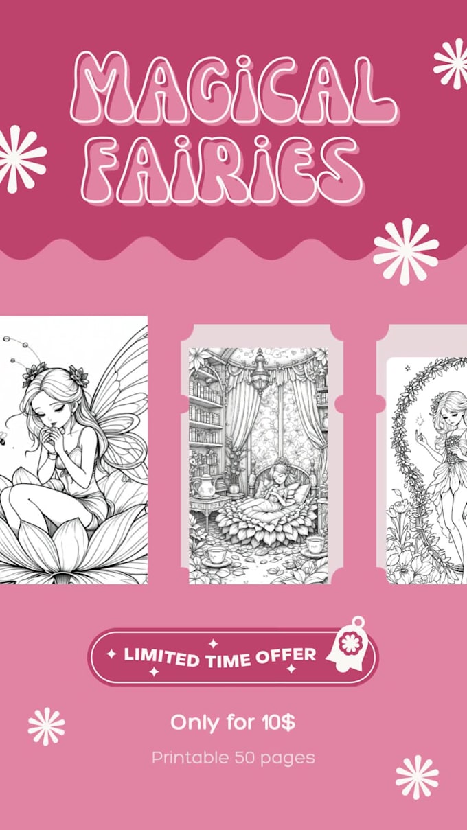 make coloring books and story books