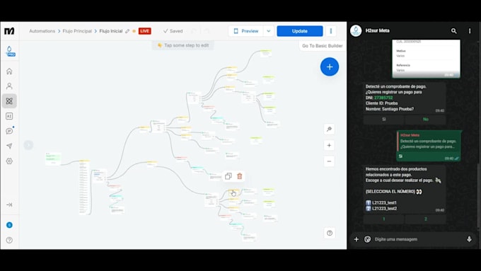 develop ai powered manychat bots and n8n automations