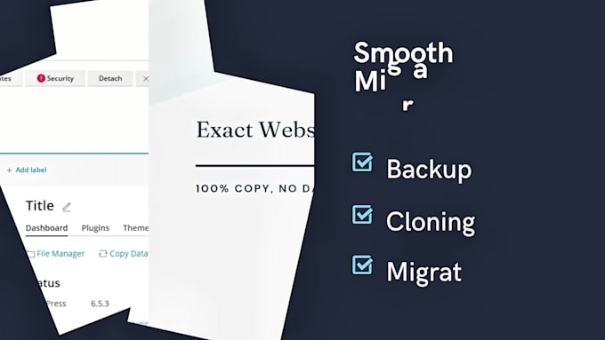 backup, cloning and migration within 24 hours