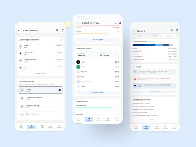 develop secure finance app, expense tracker, budget and invoice app, fintech app