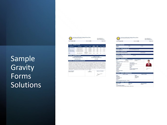 create advanced gravity forms with custom PDF templates
