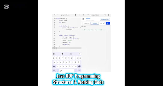 do cpp java python programming tasks