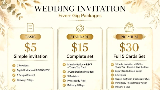 design luxury and trendy wedding invitation cards