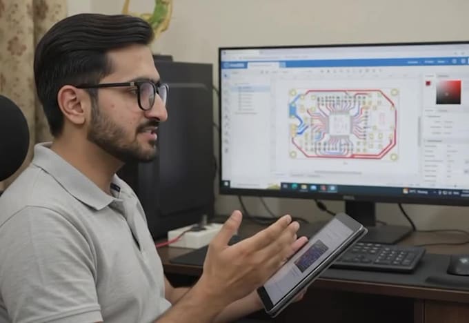 design schematics and pcb layout with gerber files and bom