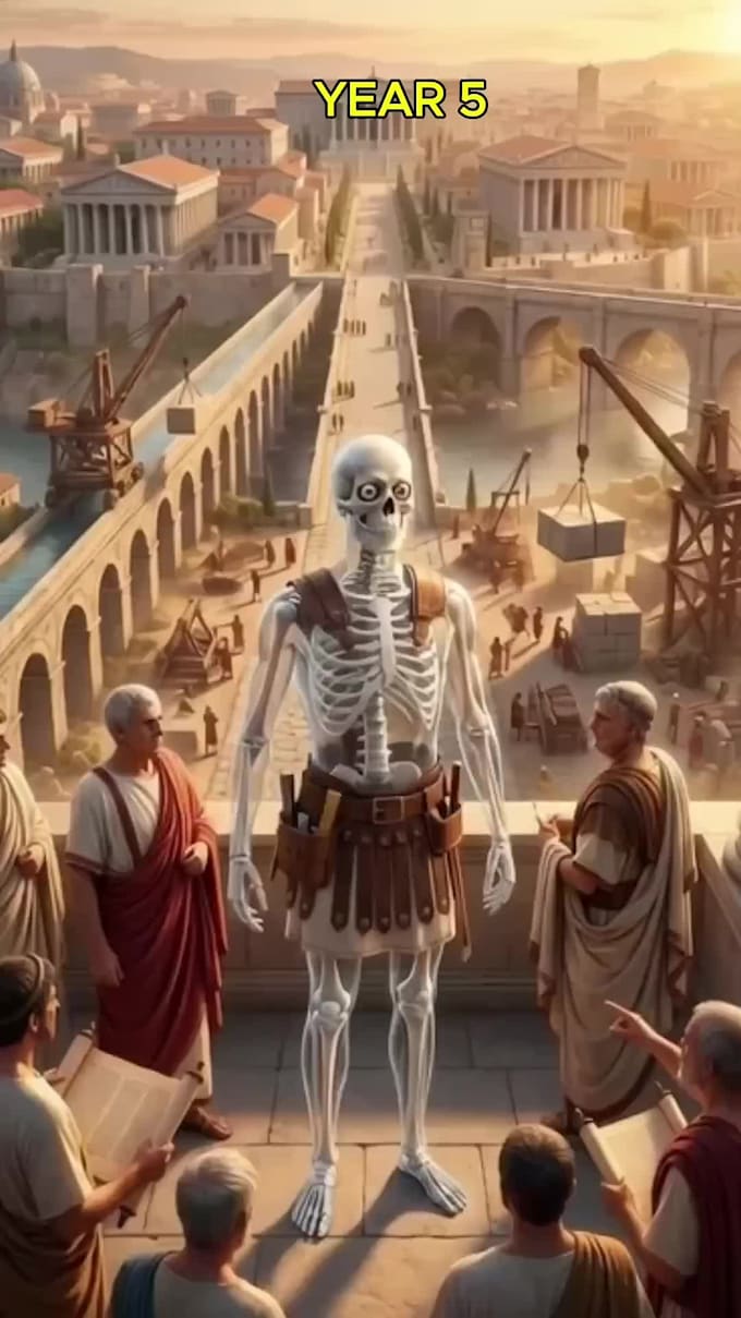 create viral dr data style  ai skeleton animation shorts