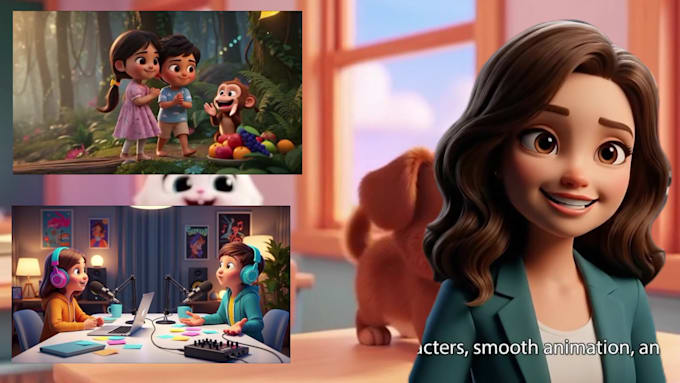 create ai 3d animation videos