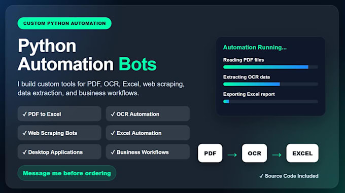 build custom python automation bots