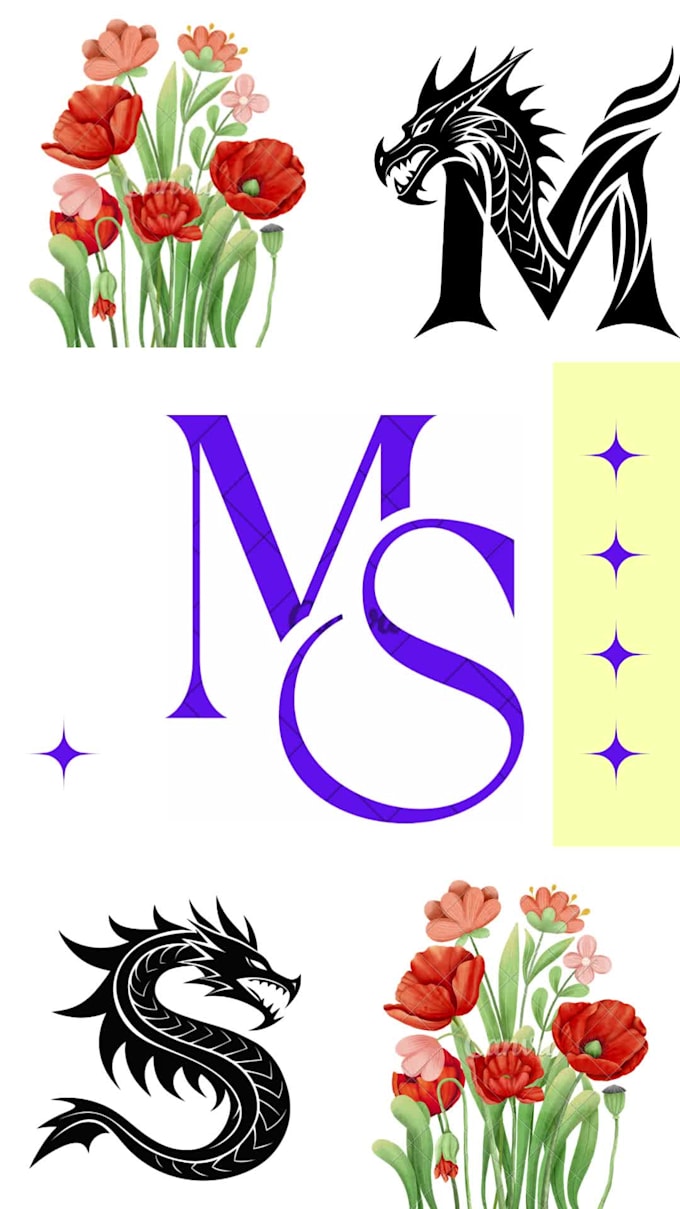 do poster and logo design word presentation
