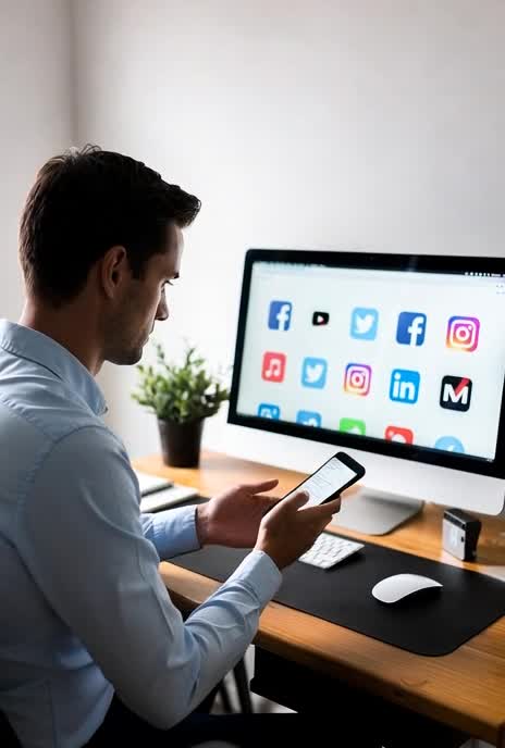 manage your social media accounts professionally as a social media manage
