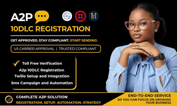 gohighlevel a2p 10dlc registration, toll free sms, set up twilio, sms automation