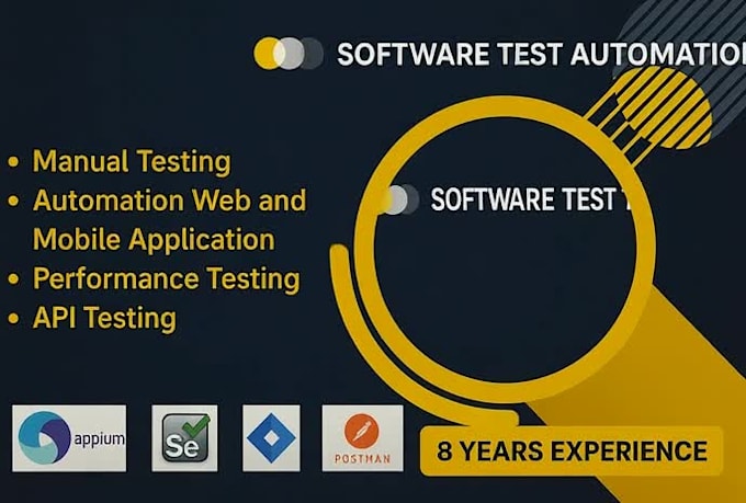 do full QA testing including API, web, and mobile automation