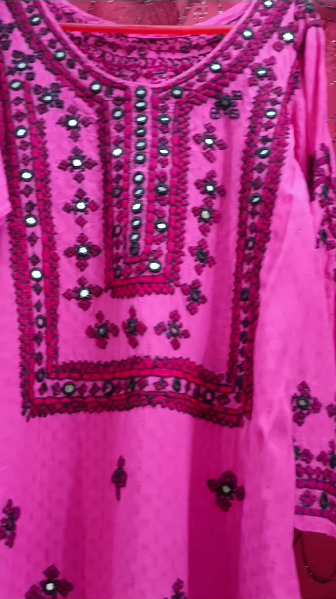 create beautiful custom hand embroidery on dresses